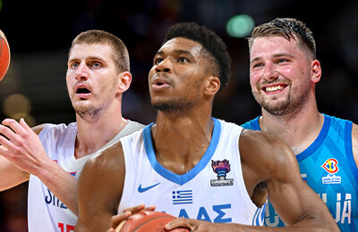Лаури Маркканен, Домантас Сабонис, Эван Фурнье, чемпионат Европы по баскетболу, Сборная Словении по баскетболу, Василие Мицич, Боян Богданович, Яннис Адетокумбо, Сборная Германии по баскетболу, Сборная Италии по баскетболу, Юсуф Нуркич, Сборная Греции по баскетболу, Сборная Турции по баскетболу, Сборная Франции по баскетболу, Йонас Валанчюнас, Сборная Финляндии по баскетболу, Шейн Ларкин, Сборная Хорватии по баскетболу, Руди Гобер, Лоренцо Браун, Сборная Боснии и Герцеговины по баскетболу, Николо Мелли, Деннис Шредер, Сборная Испании по баскетболу, Лука Дончич, Никола Йокич, Сборная Сербии по баскетболу, Сборная Литвы по баскетболу
