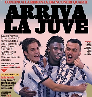 Приходит «Юве». Заголовки Gazzetta, TuttoSport и Corriere за 11 ноября