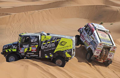 Мартин Мацик, Жерар де Рой, ТАТРА, Карлос Сайнс-старший, Эдуард Николаев, Себастьян Леб, Нассер Аль-Аттия, ралли Дакар, КАМАЗ, Алеш Лопрайс, ИВЕКО, Дмитрий Сотников, МАЗ, Сергей Вязович