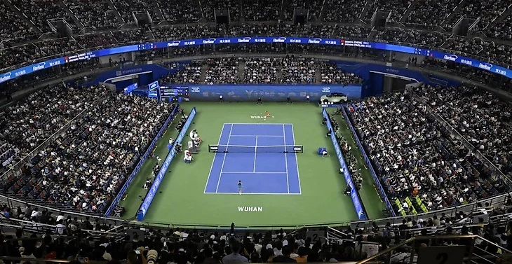 Центральный корт турнира Wuhan Open в Ухане
