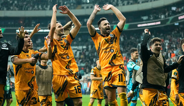0:2 ➡️ 3:2 за 9 минут. Коэффициент на победу скромного «Лугано» доходил до 100