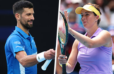 Паула Бадоса, Мирра Андреева, Australian Open, Томми Пол, WTA, Новак Джокович, Карлос Алькарас, ATP, Александр Зверев, Диана Шнайдер, Жасмин Паолини, Коко Гауфф, Донна Векич, Сара Эррани, Арина Соболенко, Иржи Лехечка, Джек Дрэйпер, Анастасия Павлюченкова