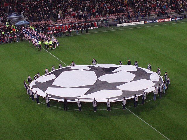 спортивные тесты, Лига чемпионов УЕФА