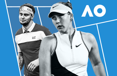 Элина Свитолина, Коко Гауфф, WTA, Карлос Алькарас, Виктория Мбоко, Лернер Тьен, Мирра Андреева, Якуб Меньшик, Арина Соболенко, Каролина Мухова, Новак Джокович, Australian Open, ATP, Алекс де Минаур, Александр Зверев, Александр Бублик