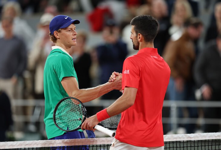Людмила Самсонова, Мирра Андреева, Екатерина Александрова, ATP, Ролан Гаррос, Новак Джокович, Даниил Медведев, Арина Соболенко, Феликс Оже-Альяссим, Андрей Рублев, Анна Калинская, Ига Швентек, Александр Зверев, WTA, Янник Синнер, Коко Гауфф, Карен Хачанов, Диана Шнайдер