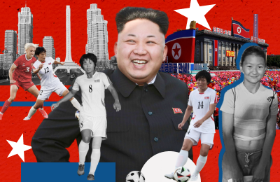 Ким Чен Ын, сборная России жен, Надежда Смирнова, сборная КНДР жен, Марина Федорова, Сборная КНДР по футболу
