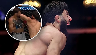 Страшный нокаут от Царукяна в UFC: всадил два локтя, не оставив вопросов о титульнике