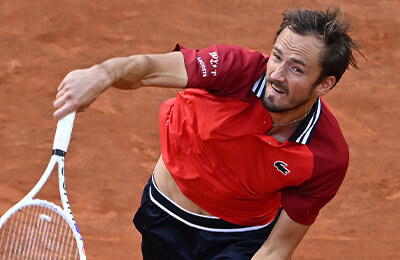 Александр Мюллер, WTA, Коко Гауфф, Алекс де Минаур, Томми Пол, Андрей Рублев, ATP, Даниил Медведев, Алена Остапенко, Николас Харри, Открытый чемпионат Италии, Ига Швентек, Стефано Наполитано
