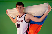университет Гонзага, NCAA, Сборная России по баскетболу, Павел Захаров