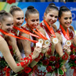 Женская сборная России по спортивной гимнастике, Пекин-2008, Елена Посевина, Наталья Зуева, Маргарита Алийчук, Дарья Шкурихина, Татьяна Горбунова, Анна Гавриленко