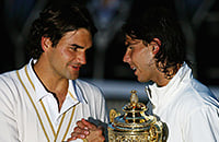 Новак Джокович, ATP, Рафаэль Надаль, Роджер Федерер, Кеи Нисикори, Сэм Куэрри, Роберто Баутиста-Агут, Давид Гоффен, Уимблдон