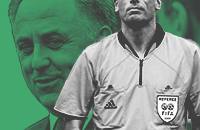 Николай Толстых, судьи, Юрий Семин, Локомотив, премьер-лига Россия, Зенит, ЦСКА, Спартак, Валентин Иванов-младший, Валерий Газзаев, Массимо Де Сантис, Роберто Розетти, Николай Левников, Артем Дзюба, Виталий Мутко, Вячеслав Колосков, Юрий Баскаков