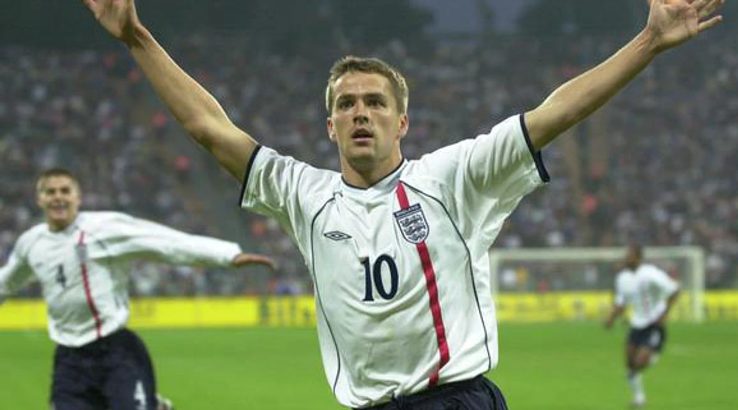 �а��инки по зап�о�� michael owen debut england 18 years