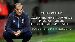 Футбольная тактика и стратегия. Материал №1. Сдваивание флангов и фланговые треугольники. Часть 1: теория