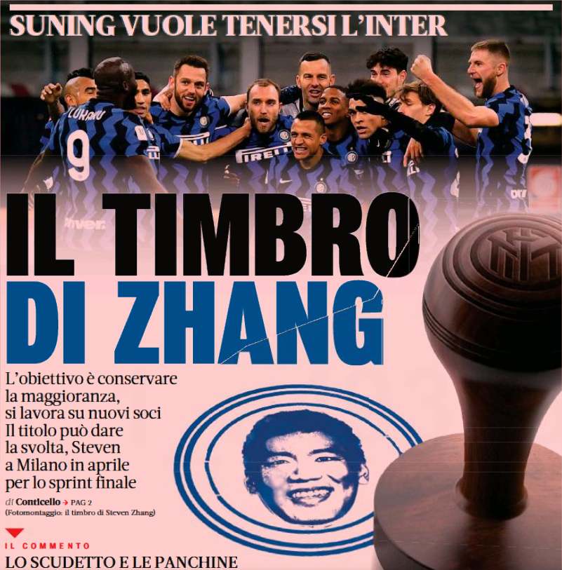 Печать Чжэна. Заголовки Gazzetta, TuttoSport и Corriere за 14 марта
