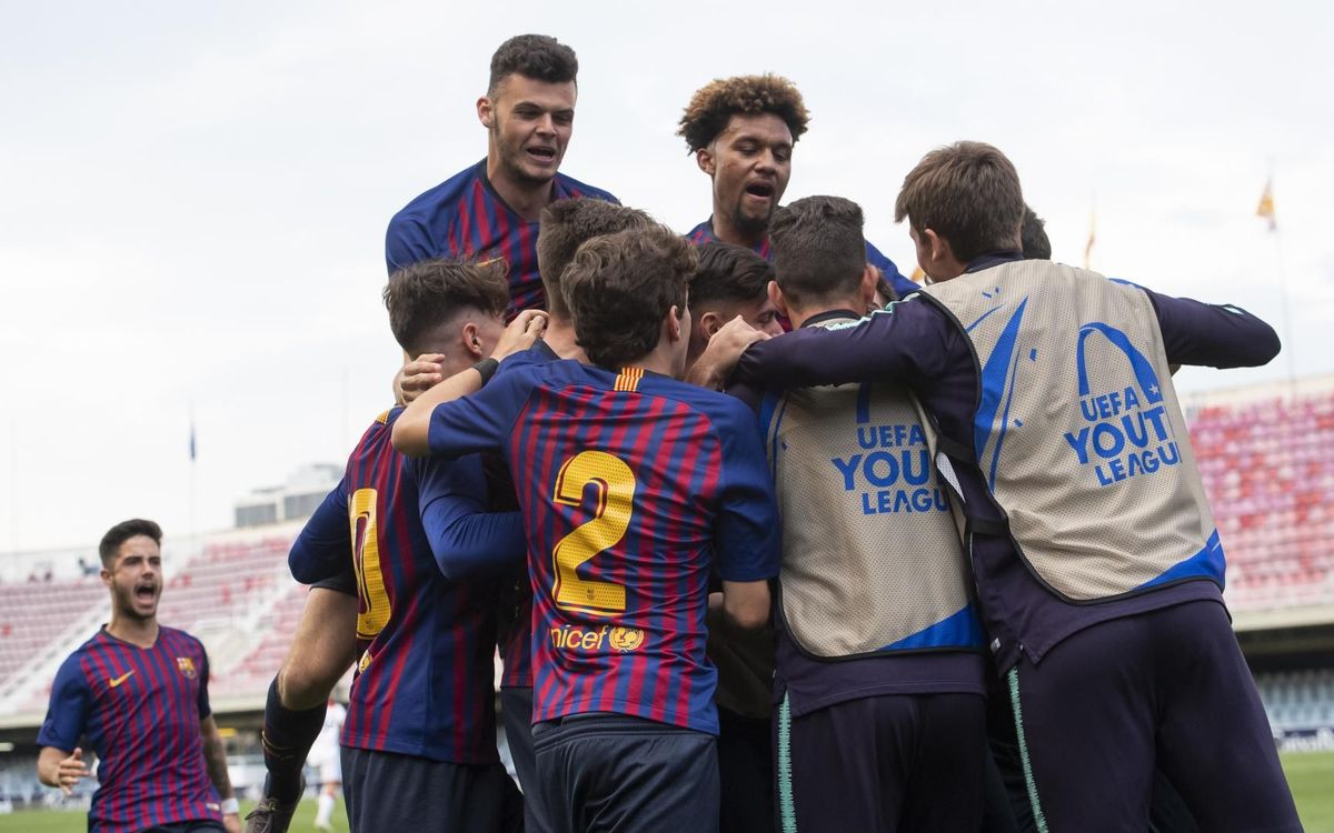 Лион U-19, Юношеская лига УЕФА, Барселона U-19