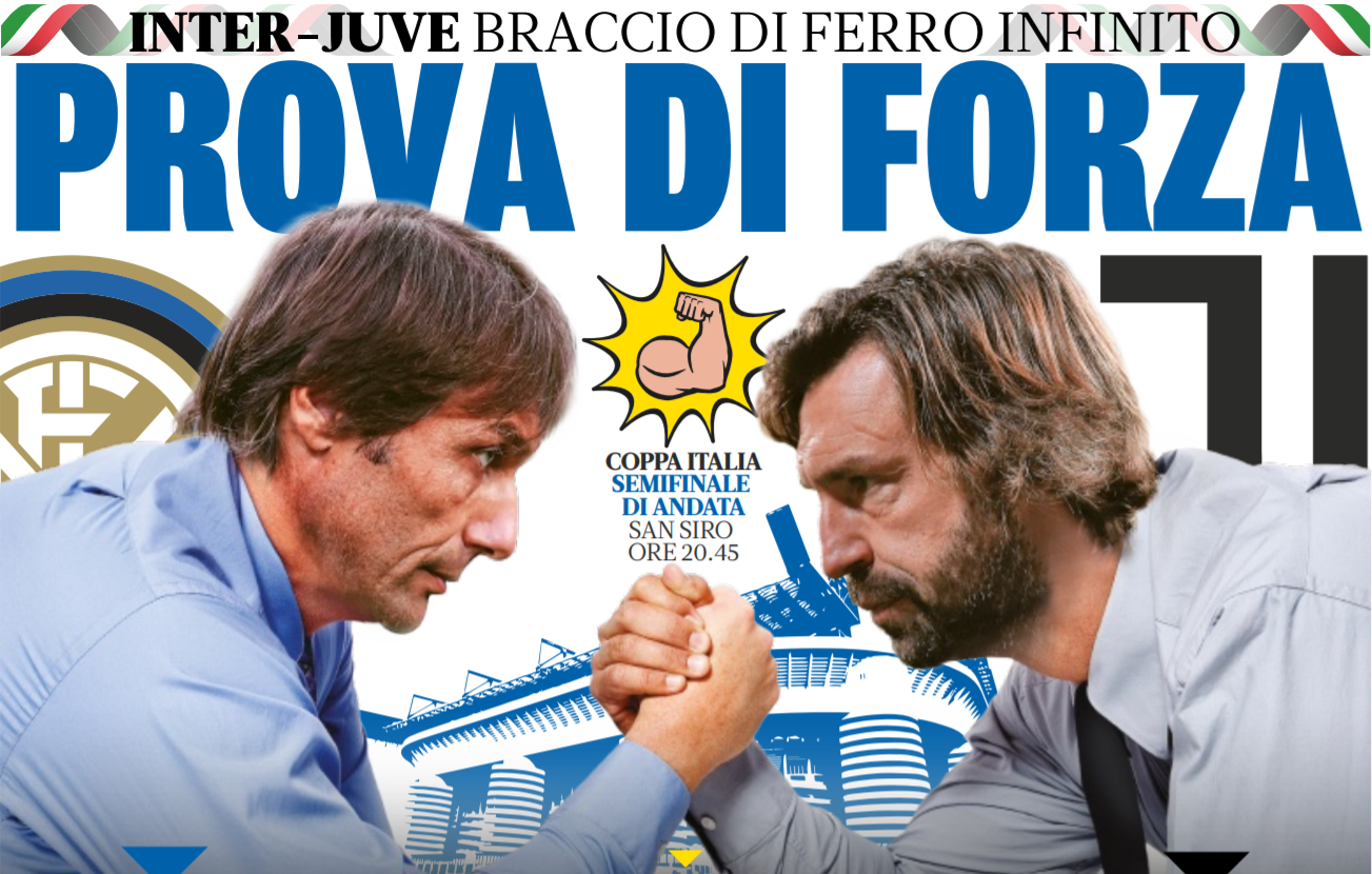 Проверка силы. Заголовки Gazzetta, TuttoSport и Corriere за 2 февраля