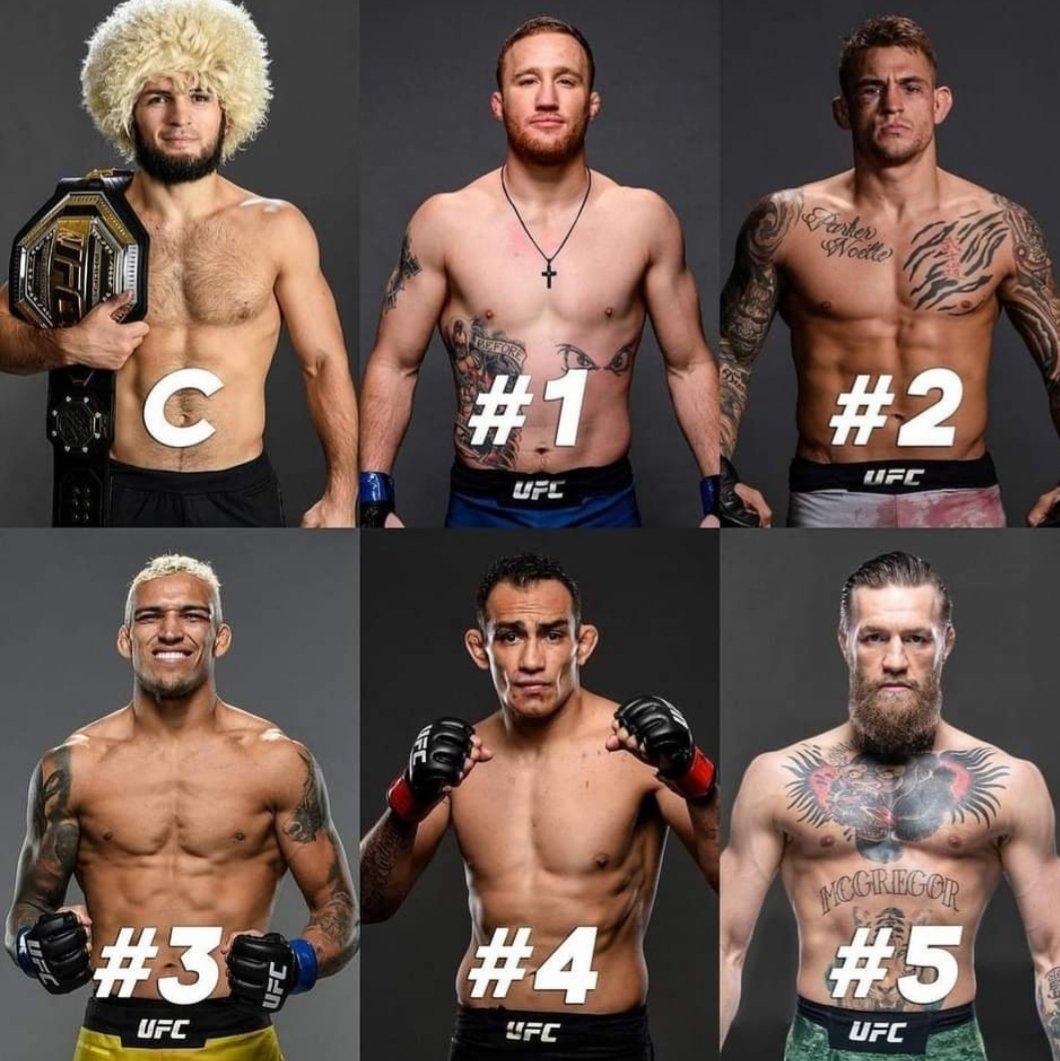 Дастин Порье, Конор Макгрегор, UFC, Ислам Махачев, Чарльз Оливейра, Хабиб Нурмагомедов, Джастин Гейджи