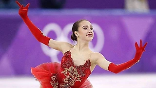 Комментарии во время ПП Алины Загитовой на британском канале Евроспорт