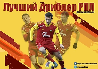 Даниил Лесовой как лучший дриблер РПЛ