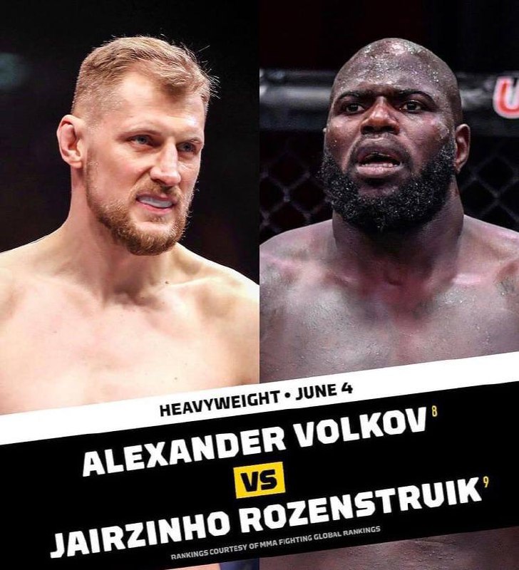 Сирил Ган, Фрэнсис Нганну, UFC, Александр Волков, Жаирзиньо Розенстрайк, Алистар Оверим