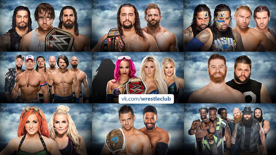 Трипл Эйч, Сет Роллинс, Smackdown, Джон Сина, RAW, Рэнди Ортон, Брок Леснар, Роман Рейнс, Дин Эмброуз, WWE