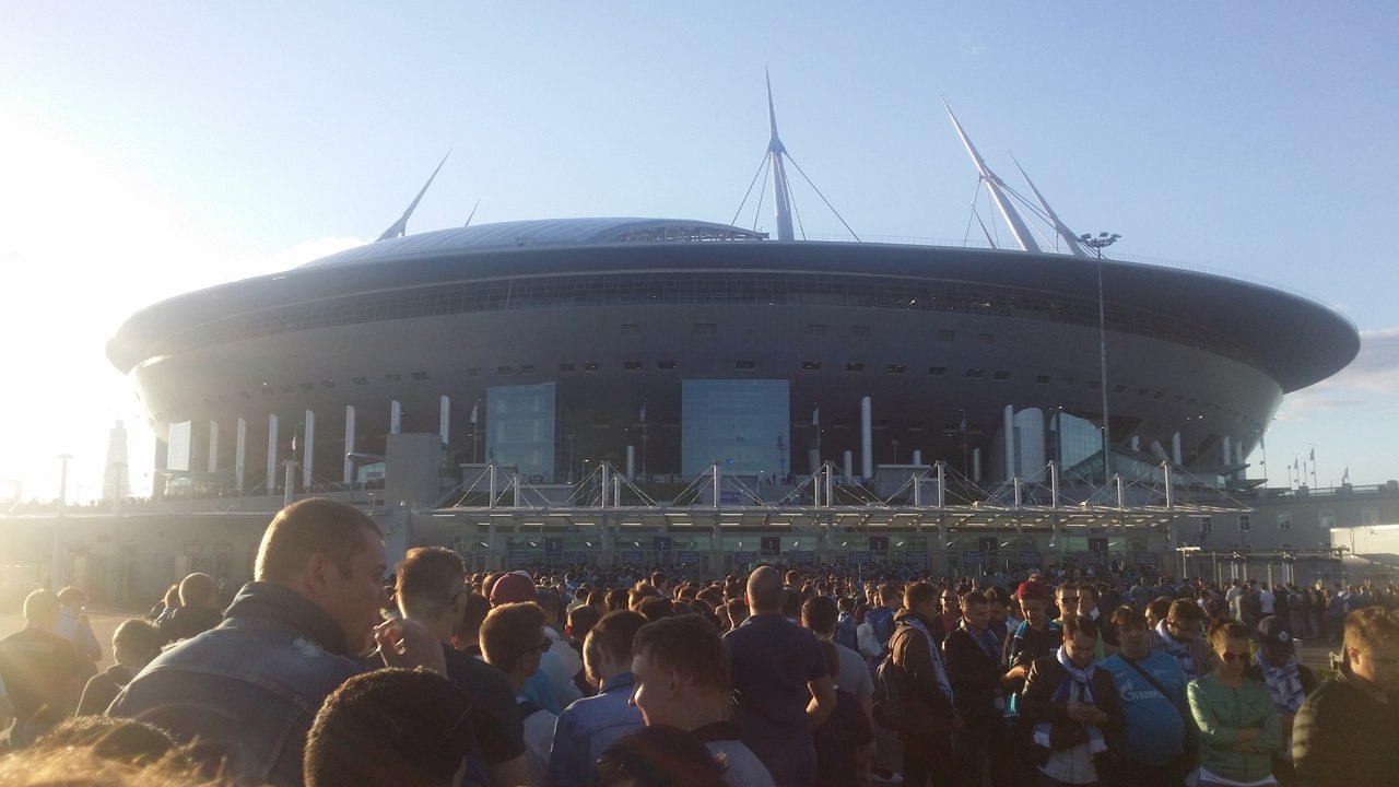 Газпром Арена (Крестовский), Лига Европы УЕФА, Зенит, Бней Иегуда