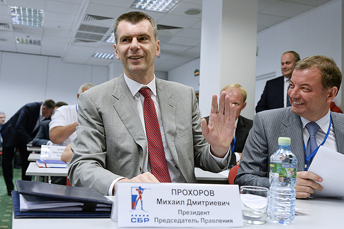 Союз биатлонистов России, Михаил Прохоров