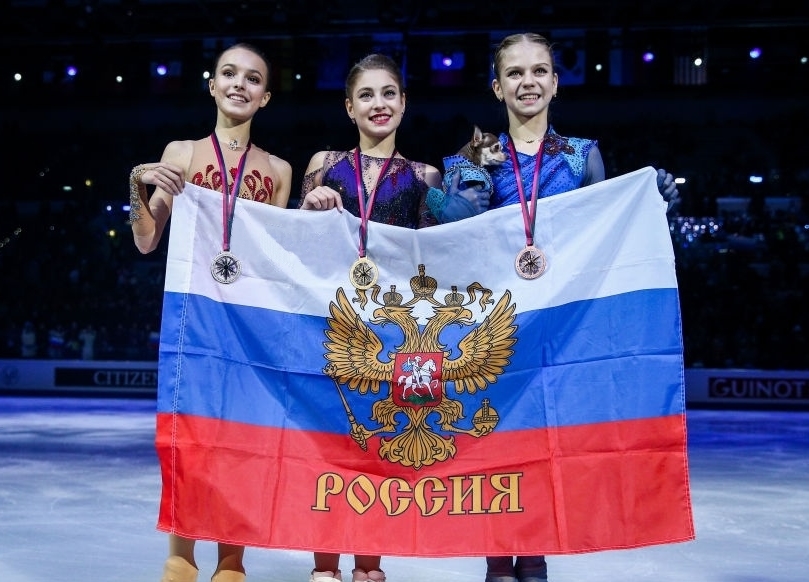 Александра Игнатова (Трусова), Алена Косторная, Сборная России по фигурному катанию, Алина Загитова, Анна Щербакова, Финал Гран-при по фигурному катанию
