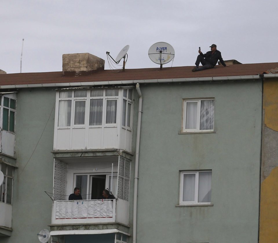 Турецкие болельщики пришли на матч