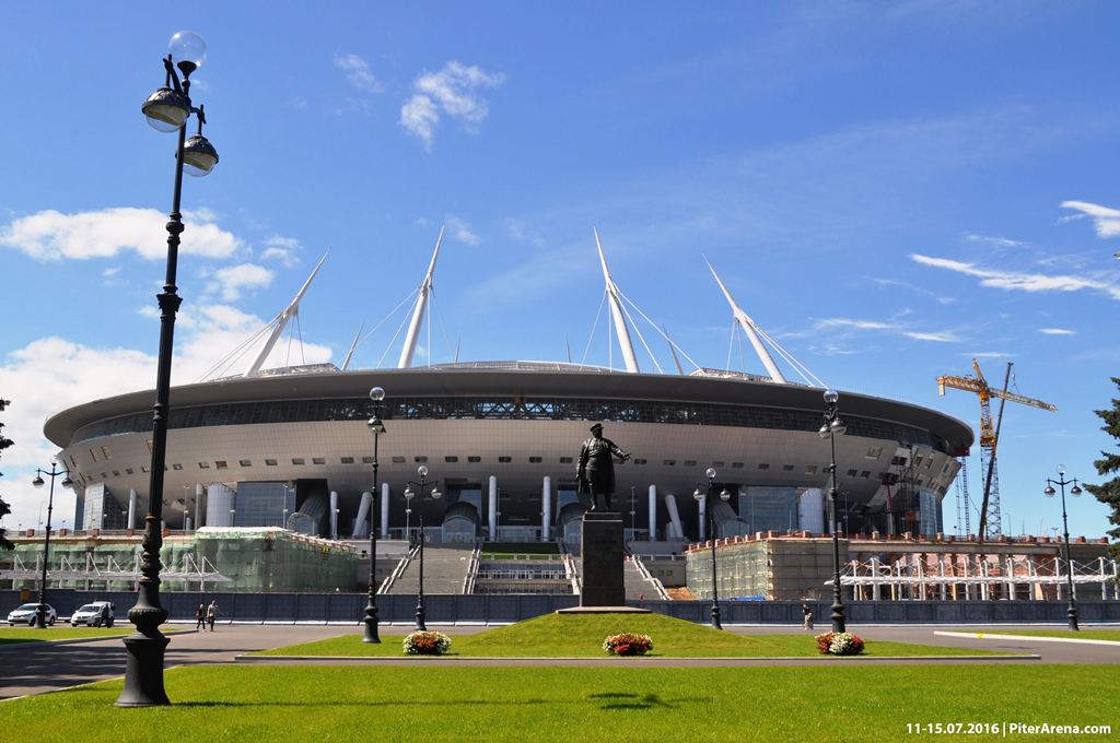 Газпром Арена (Крестовский), стадионы