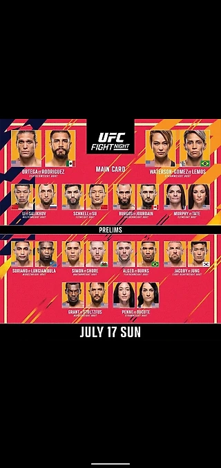 UFC Ортега - Яир ,поставим?