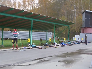 Осень, прозрачное утро, Небо как будто в тумане