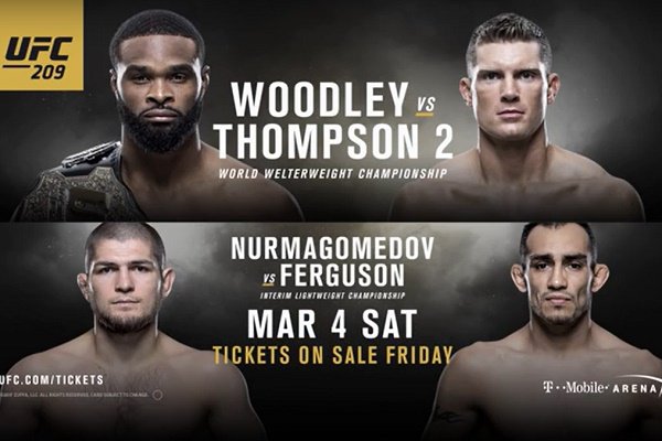 UFC, Хабиб Нурмагомедов, Тайрон Вудли, Тони Фергюсон