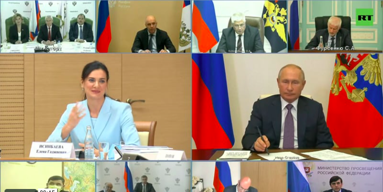 Елена Исинбаева, Политика, Владимир Путин