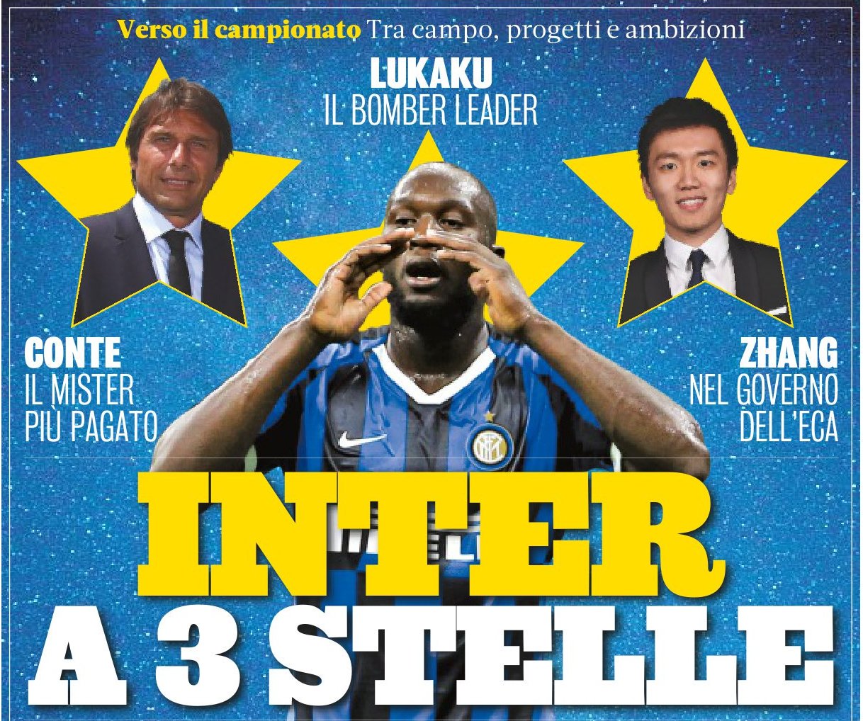 «Интер» на 3 звезды. Заголовки Gazzetta, TuttoSport и Corriere за 11 сентября