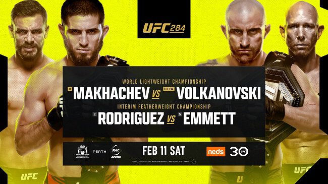 UFC, Александр Волкановски, MMA, UFC 284, Махачев – Волкановски, Ислам Махачев, Прогнозы на бои