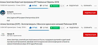 Очередное достижение Алины: количество просмотров ролика с КП на ЧЕ 2018 превысило 10 000 000