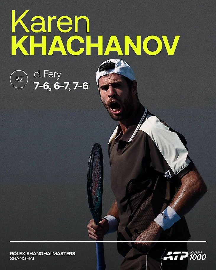 Изображение поста пользователя ATP Tour от 13:40:40 09.10.2026