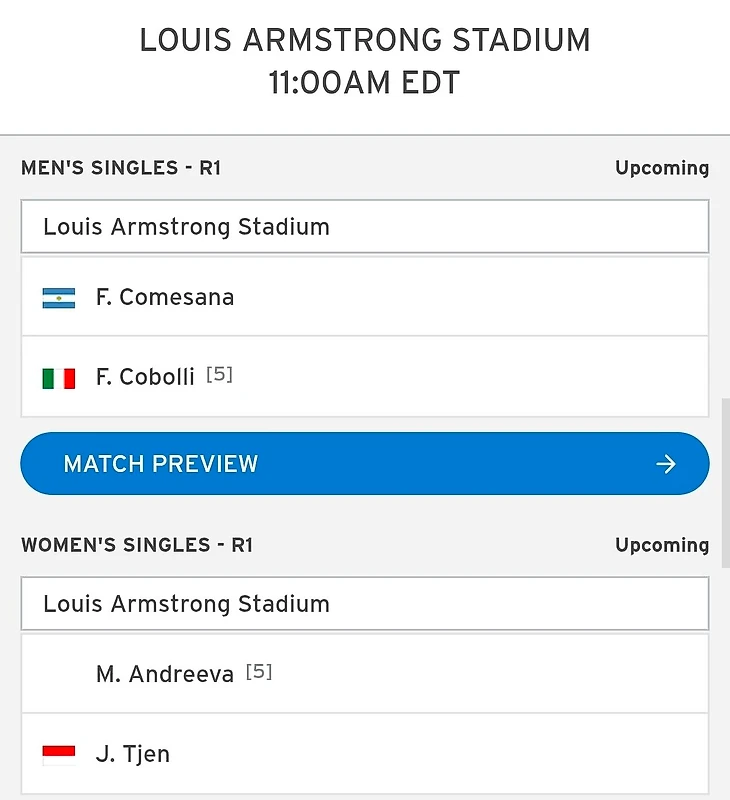 Изображение 2 поста пользователя Tennis Updates от 21:44:17 29.08.2026