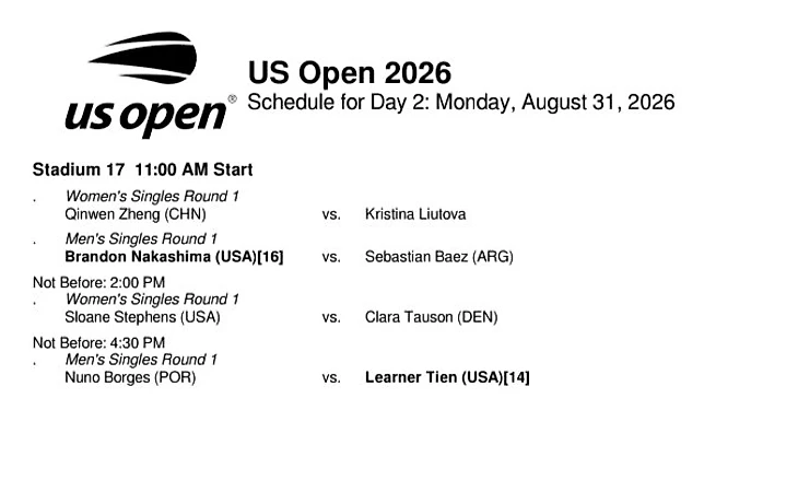 Изображение 2 поста пользователя Tennis Updates от 17:51:00 29.08.2026