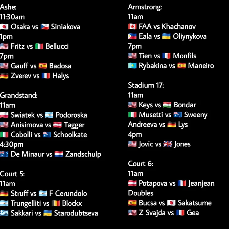 Изображение 1 поста пользователя Tennis Updates от 15:19:07 03.09.2026