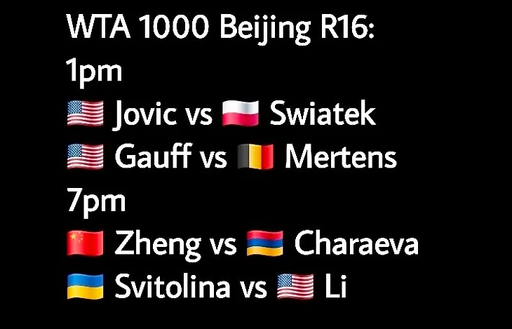 Изображение 1 поста пользователя Tennis Updates от 23:00:57 06.10.2026