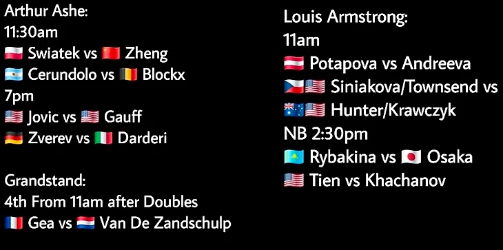 Изображение поста пользователя Tennis Updates от 11:19:47 07.09.2026