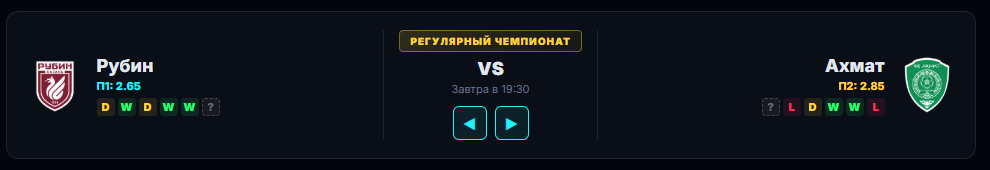 Рубин, Ахмат