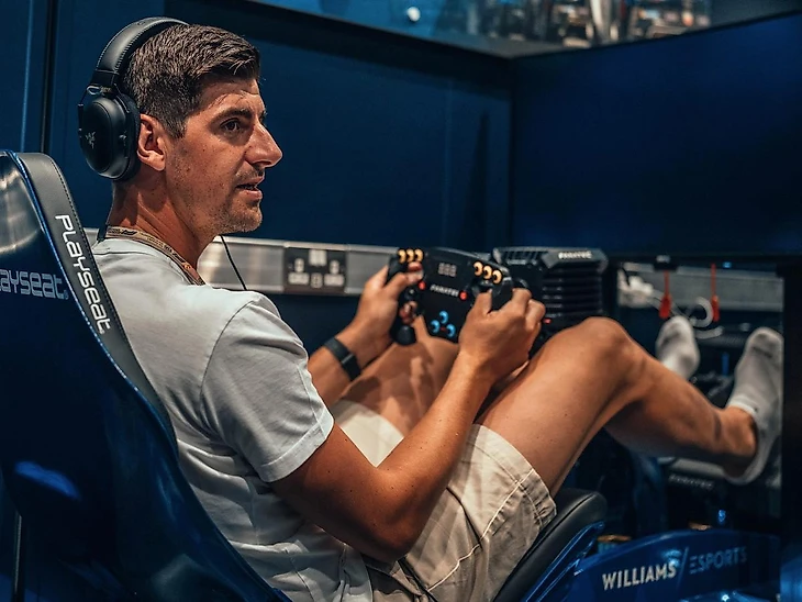 WATCH: Thibaut Courtois on Williams Esports and Sim Racing | Atlassian Williams F1 Team