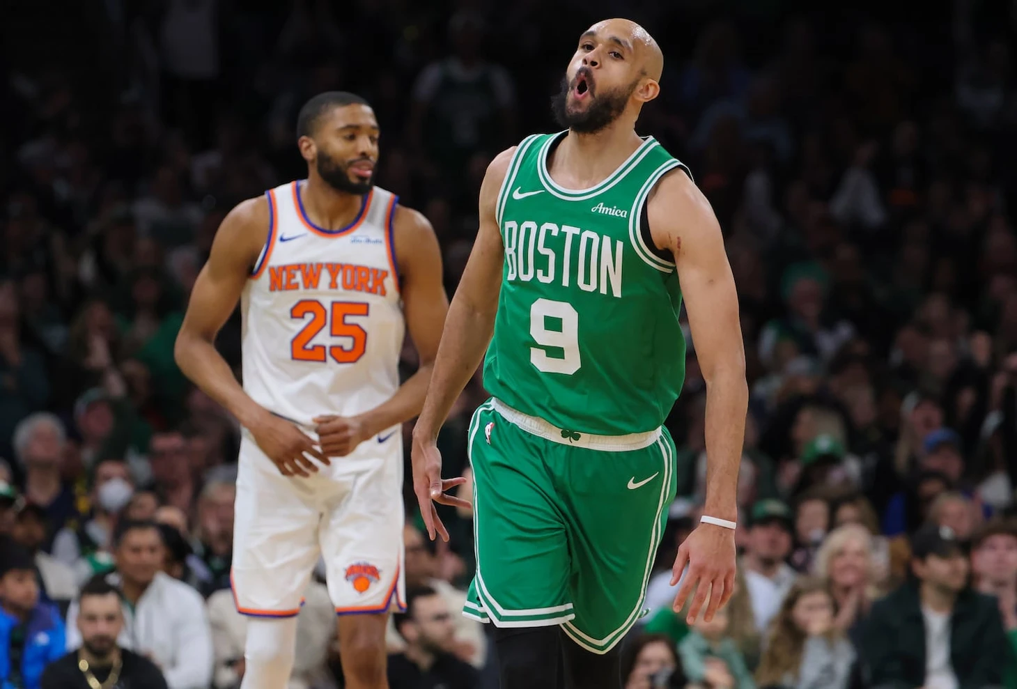 Derrick White's 3-pointers helped Celtics defeat Knicks