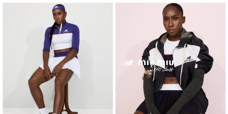 Самая модная на корте? New Balance и Miu Miu объединились специально для Коко Гауфф