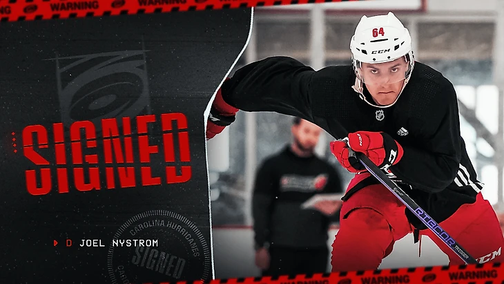 Canes Sign Nystrom To Entry-Level Contract | Carolina Hurricanes