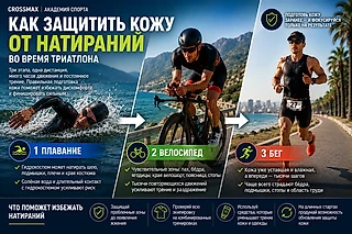 Как защитить кожу от натираний во время триатлона